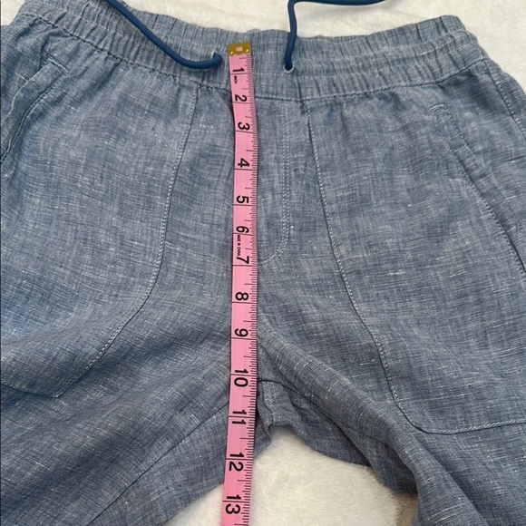 Athleta Blue Track Pants Relaxed Fit Joggers With Pockets - Picture 14 of 16